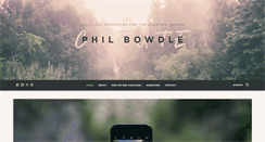 Desktop Screenshot of philbowdle.com